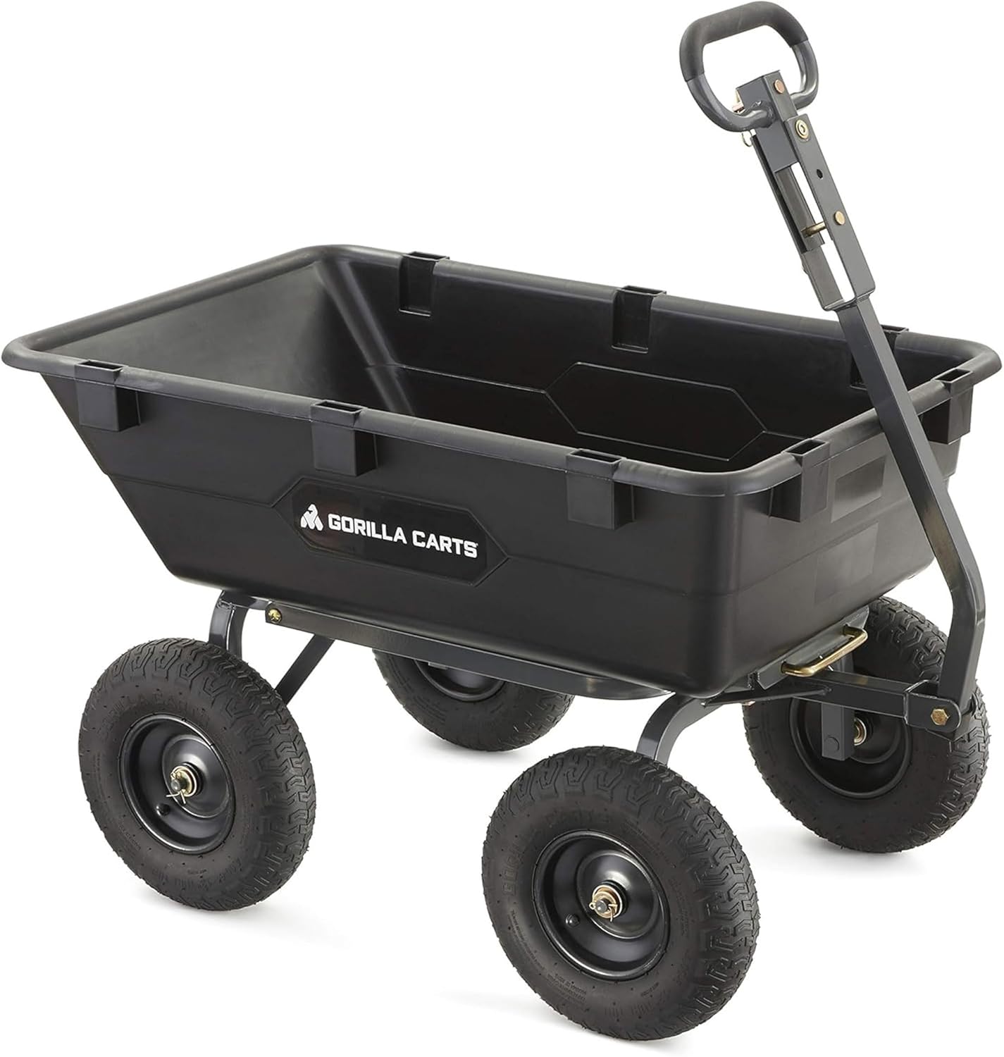 【Buy 1, Get 1 FREE】Gorilla 4-Wheel Utility Farm Cart for Produce Transport – 1500LB, 16" Tires