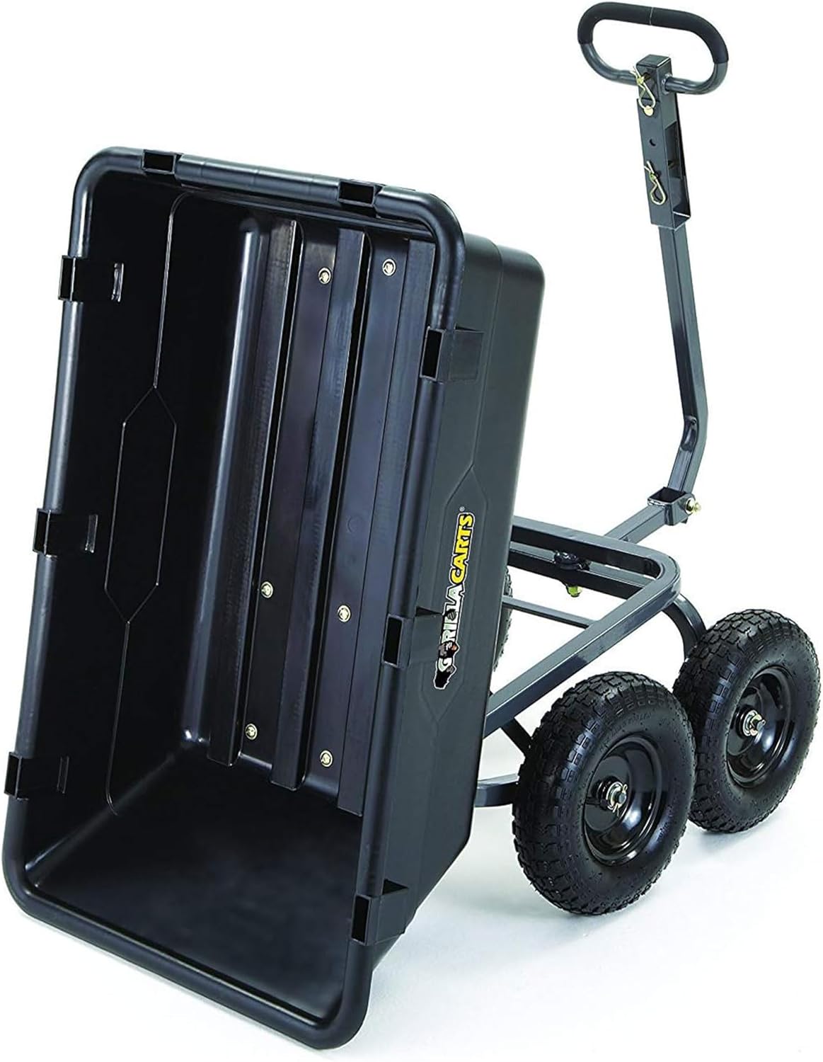 【Buy 1, Get 1 FREE】Gorilla 4-Wheel Utility Farm Cart for Produce Transport – 1500LB, 16" Tires