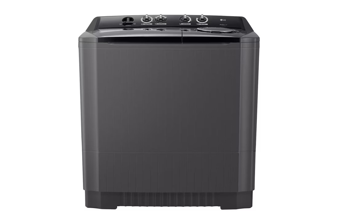 🎉Limited-time 90% off promotion🎉LG 18Kg Semi Automatic Twin Tub, Washing Machine, Roller Jet Pulsator + Soak, Middle Black