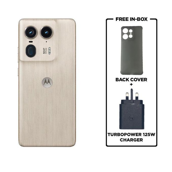 Motorola Moto Edge 50 Ultra - 6.67" - 1TB HDD + 16GB RAM - 50MP + 64MP + 50MP / 50MP - 4500mAh - Nordic Wood + Free Phone Cover & Charger