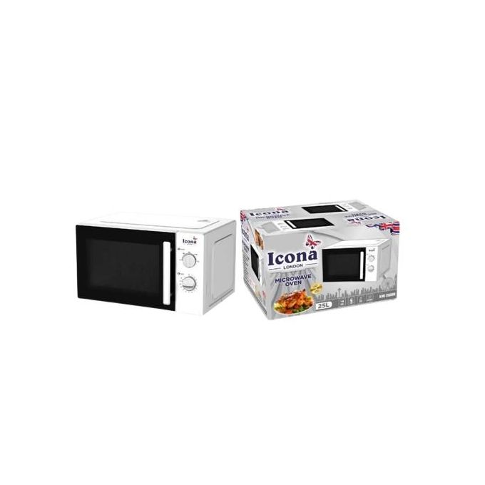 ICONA ILMO-2555XW - 25L Manual Microwave- White
