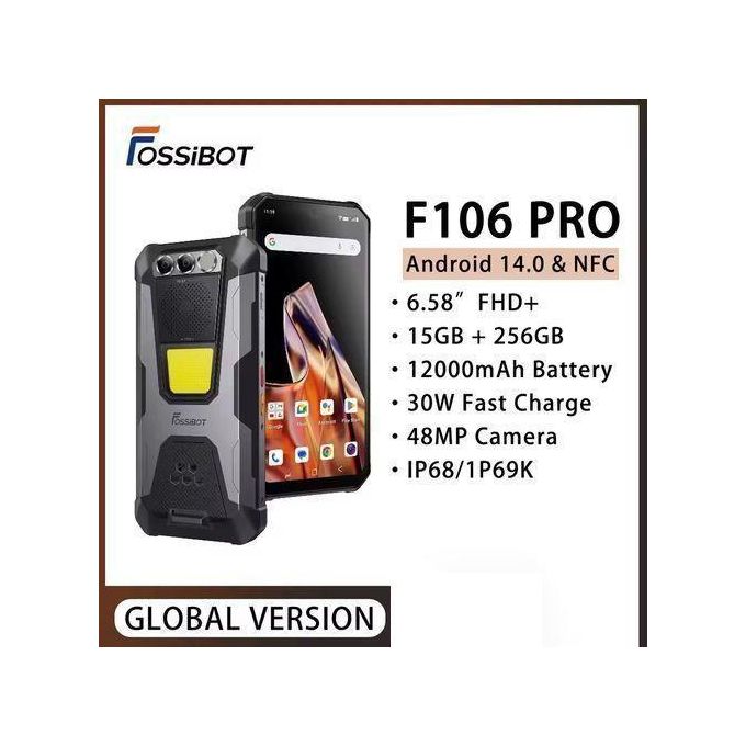 FOSSiBOT F106 Pro Smartphone 8GB RAM 256GB Storage 6.58" FHD+