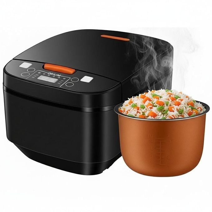 Orium Multifunctional Digital Rice Cooker 5L - Black