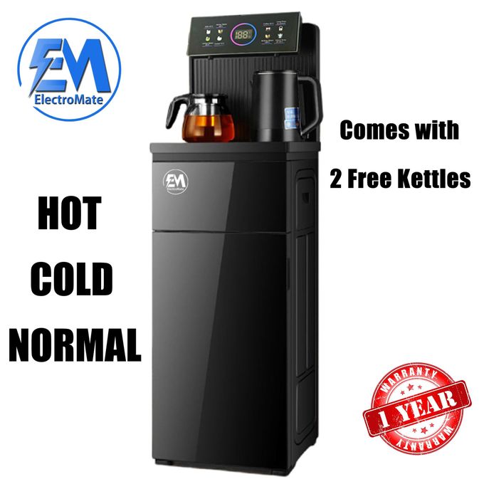 Em Bottom load Water Dispenser with Hot and Cold and Normal Water Dspenser Black water dispenser WD08