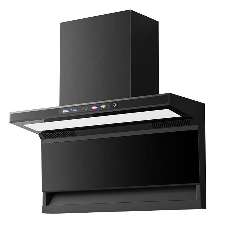 Smart Sensor Range Hood with Voice and Waving Smart Control Low Noise Cookware Chimney Kitchen Range Hood