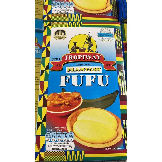TROPIWAY Plantain Fufu Flour - 680g×2