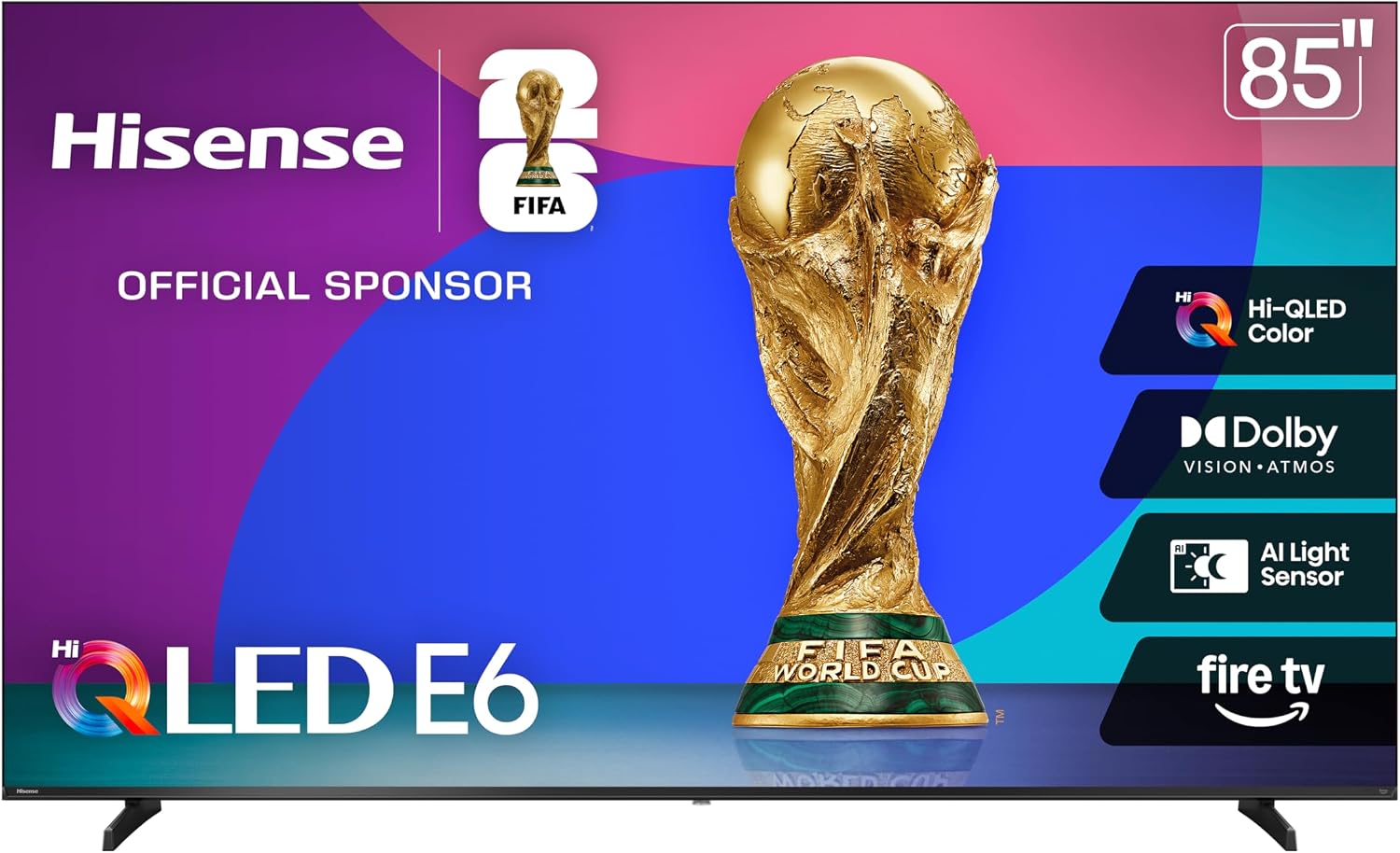 💥Special offer - GH₵ 398💥Hisense  E6 Cinema Series Hi-QLED 4K UHD Smart Fire TV