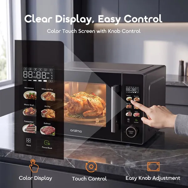 💥 Special Deals Are Here!💥oraimo InfiWave Nova 3-in-1 Microwave Air Fryer Oven – 27L Large Capacity, Touch Control