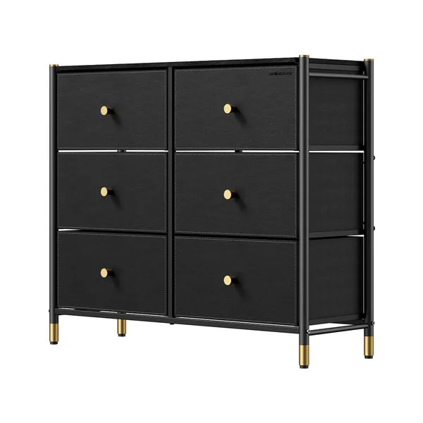 💥Drop price: GH₵ 238 only!💥oraimo NoirDresser Air Spacious Sturdy Storage Dresser with 6 Drawers
