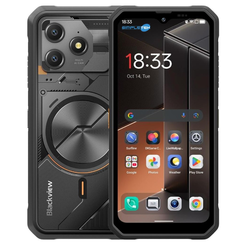Blackview Fort 100 Rugged Phone | NFC | 4/8GB + 64/128GB | 6.56" | 245g
