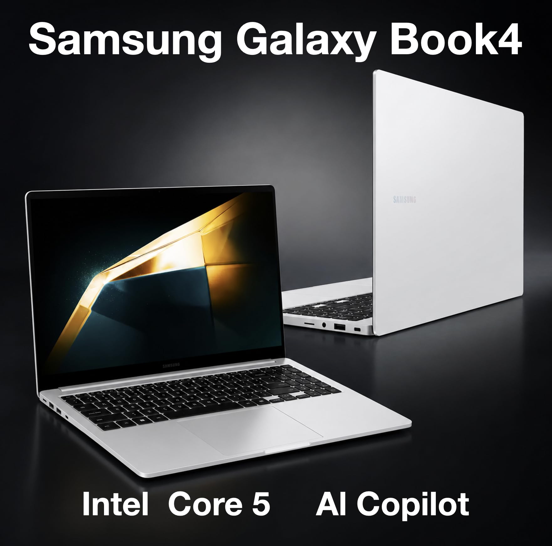 Samsung Galaxy Book4 Light Weight Business Laptop 15.6" IPS FHD Display | Intel Core 5 120U (Beats i5-1335U), 16GB LPDDR4X, 8TB SSD, Intel Iris Xe, Backlit KB, FP, WiFi 6, Webcam, BT 5.2