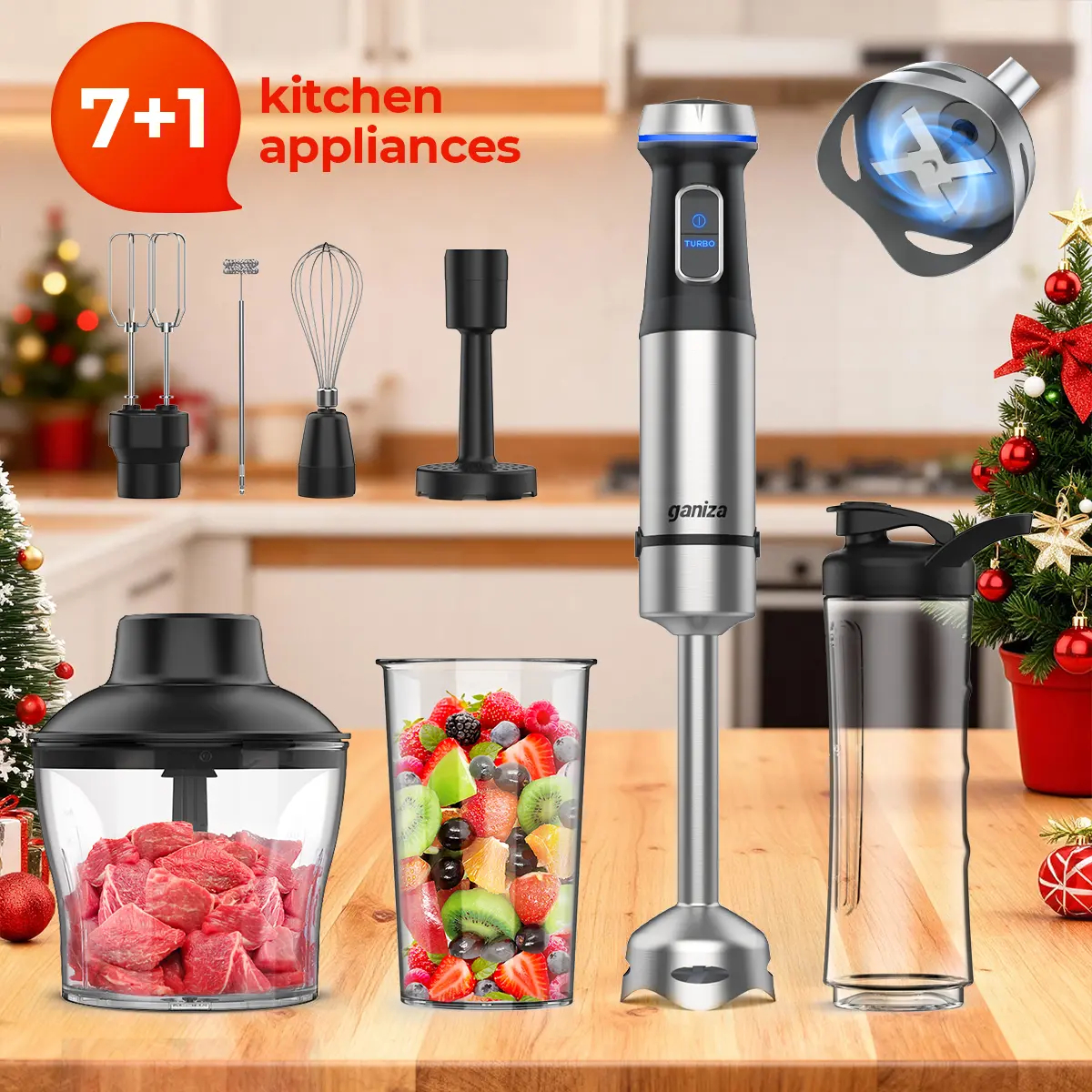 🔥 Multi-Function Hand Blender – Make Cooking Faster & Easier