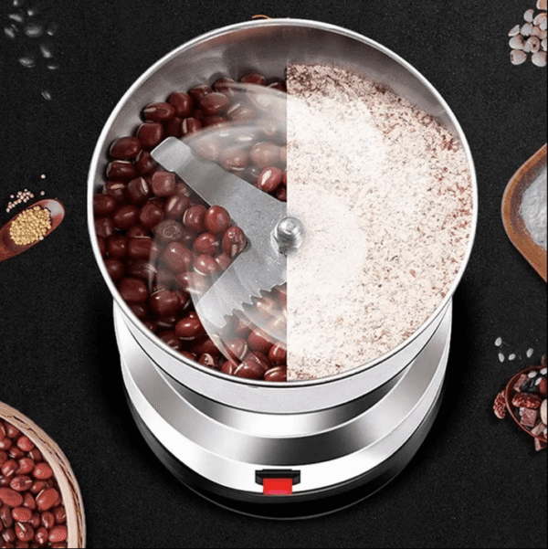 Compact Electric Grain Spice Grinder - 300W With 5 Extra Blade