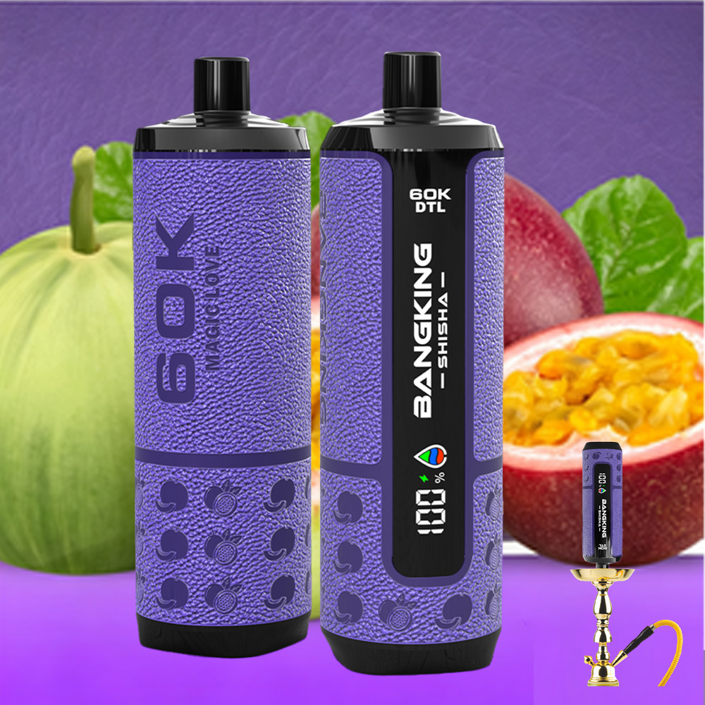 Bang King Shisha 60000 60K Puffs LED Display Disposable DTL Vape Pen 