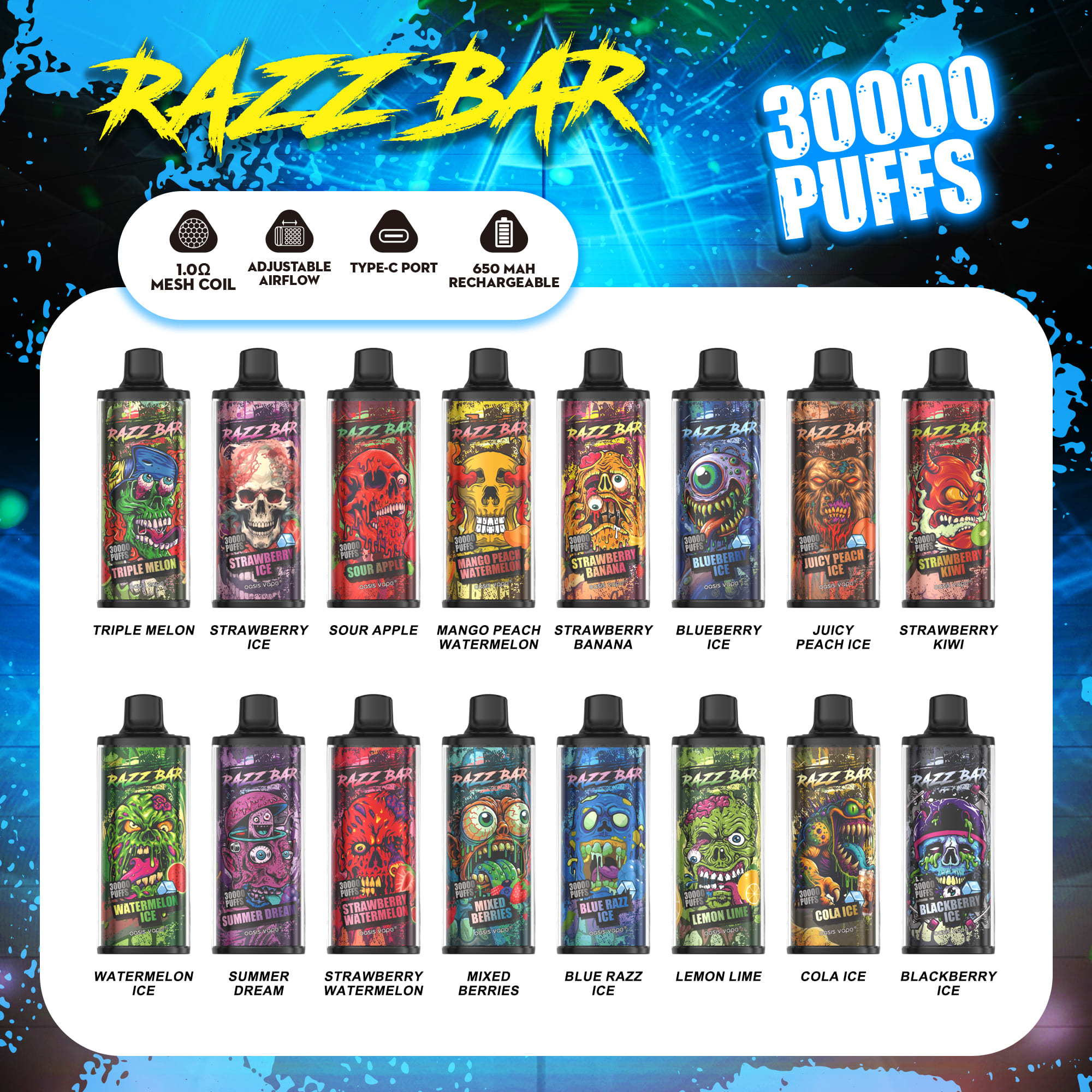 JNR PhoneVape 30K Disposable Vape-Miami Mint