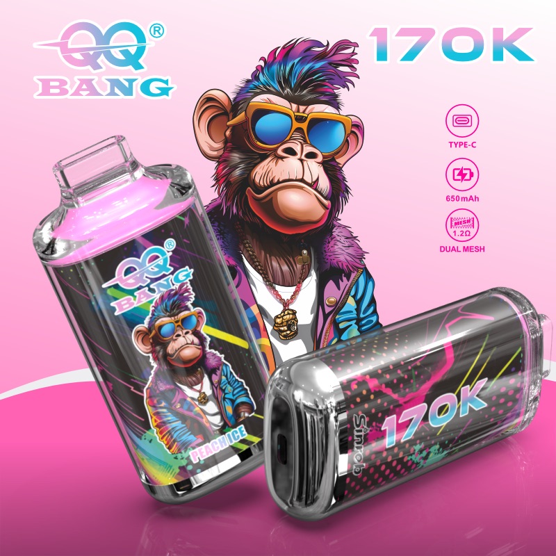 QQ Bang 170000 170K Dual Mesh Original Rechargeable Disposable Vape 