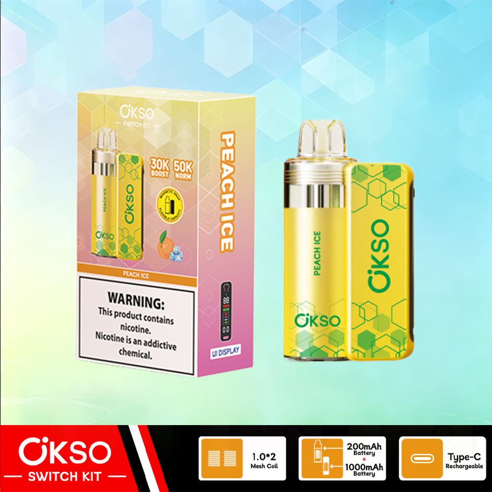 OKSO Switch Kit 50000 – 50K Puffs Dual Mode Replaceable Pod Disposable Vape 