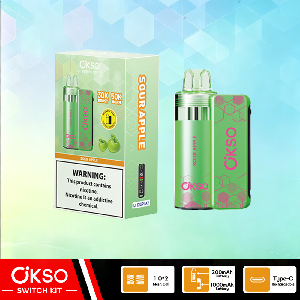 OKSO Switch Kit 50000 – 50K Puffs Dual Mode Replaceable Pod Disposable Vape 