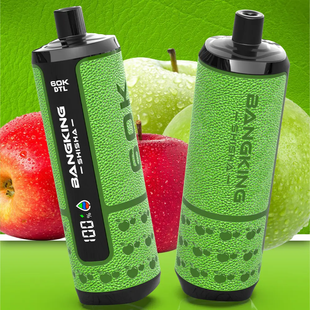 Bang King Shisha 60000 60K Puffs LED Display Disposable DTL Vape Pen 