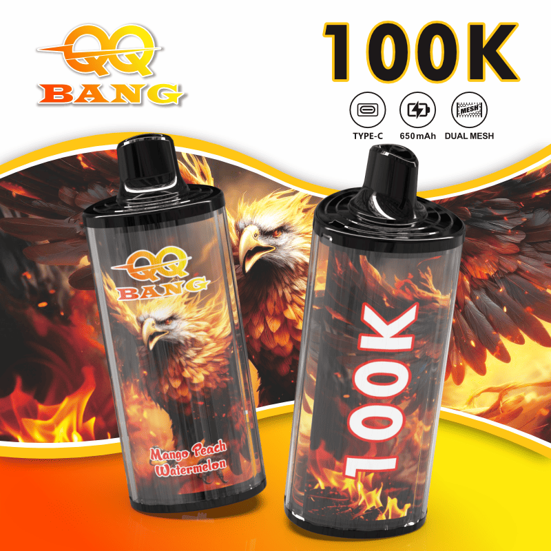 QQ Bang 100000 100K Puffs Dual Mesh Original Rechargeable Disposable Vape 