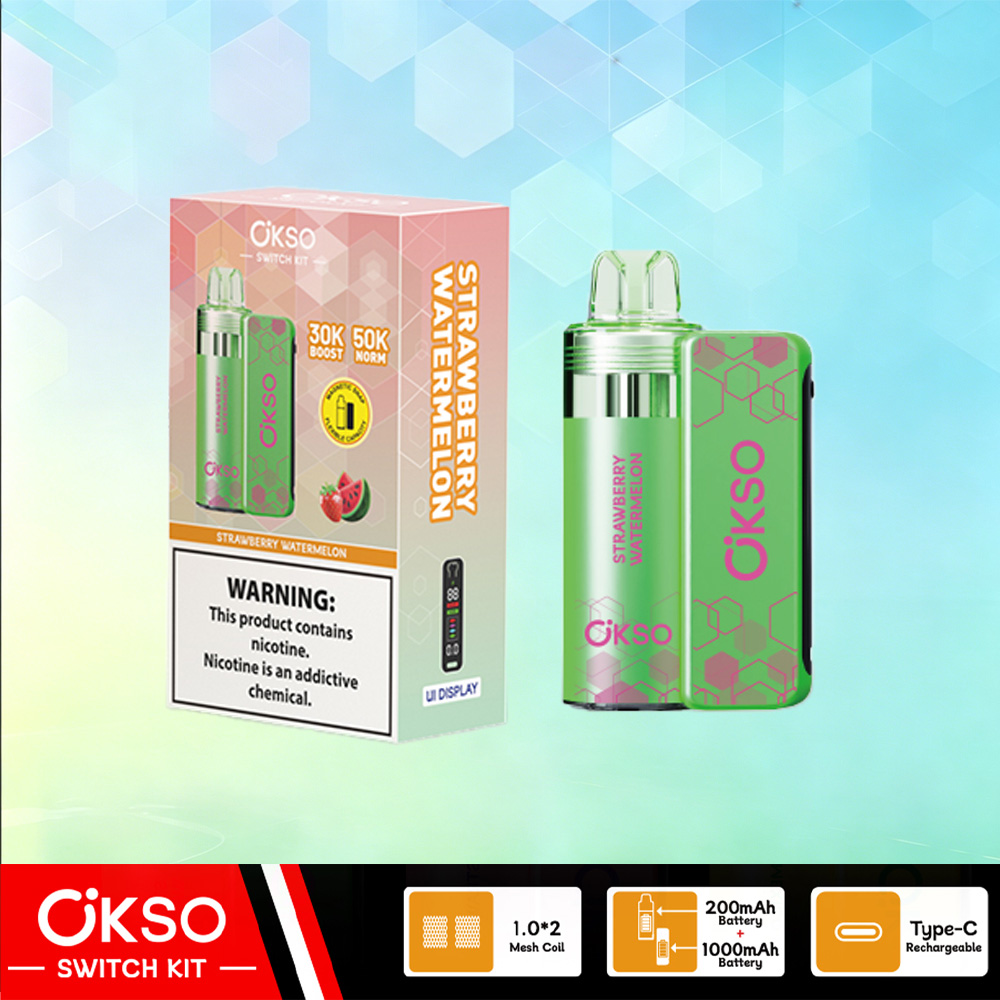 OKSO Switch Kit 50000 – 50K Puffs Dual Mode Replaceable Pod Disposable Vape 
