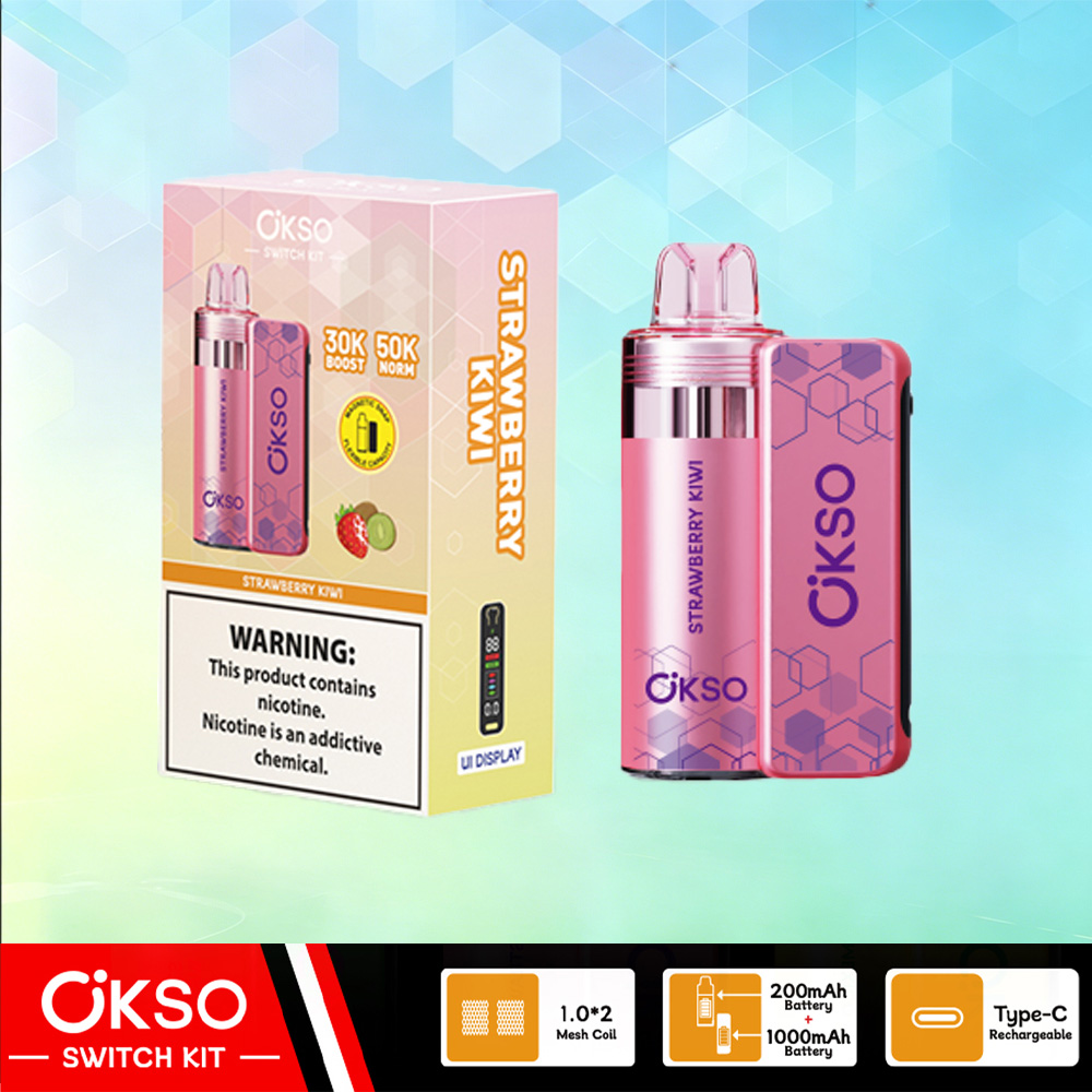 OKSO Switch Kit 50000 – 50K Puffs Dual Mode Replaceable Pod Disposable Vape 