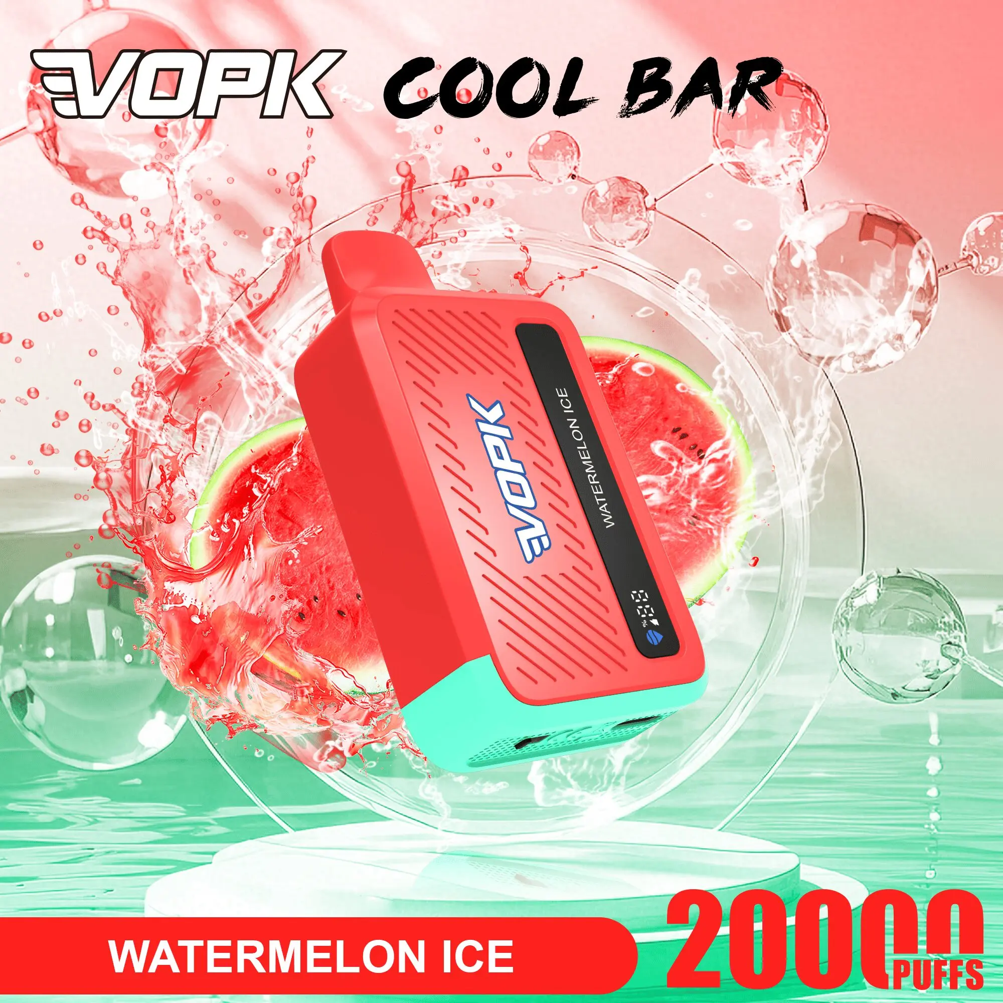 VOPK Cool Bar 20000 20K Puffs Adjustable Airflow Original Rechargeable Disposable Vape 