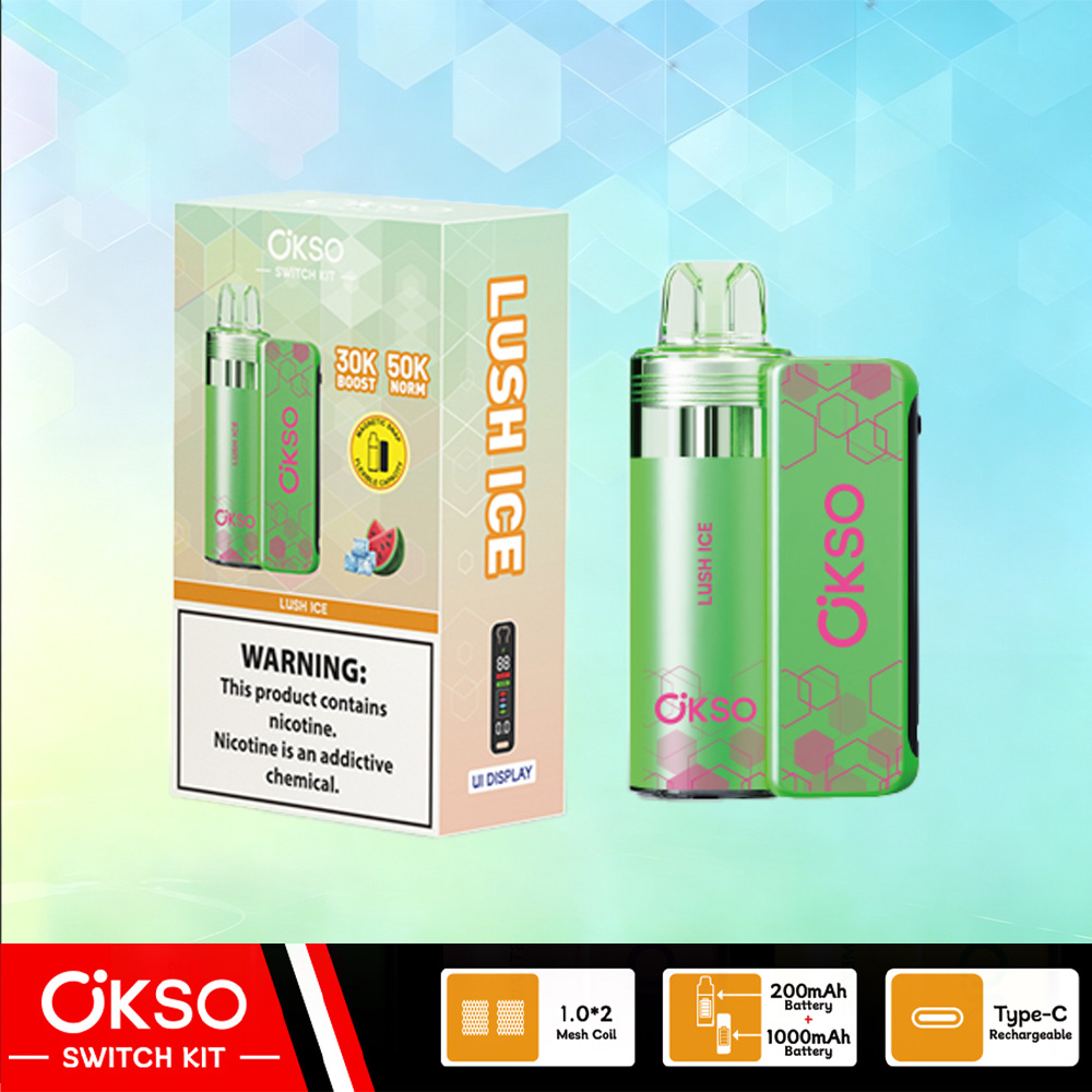 OKSO Switch Kit 50000 – 50K Puffs Dual Mode Replaceable Pod Disposable Vape 