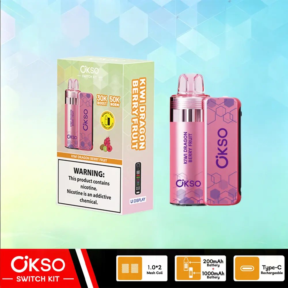 OKSO Switch Kit 50000 – 50K Puffs Dual Mode Replaceable Pod Disposable Vape 