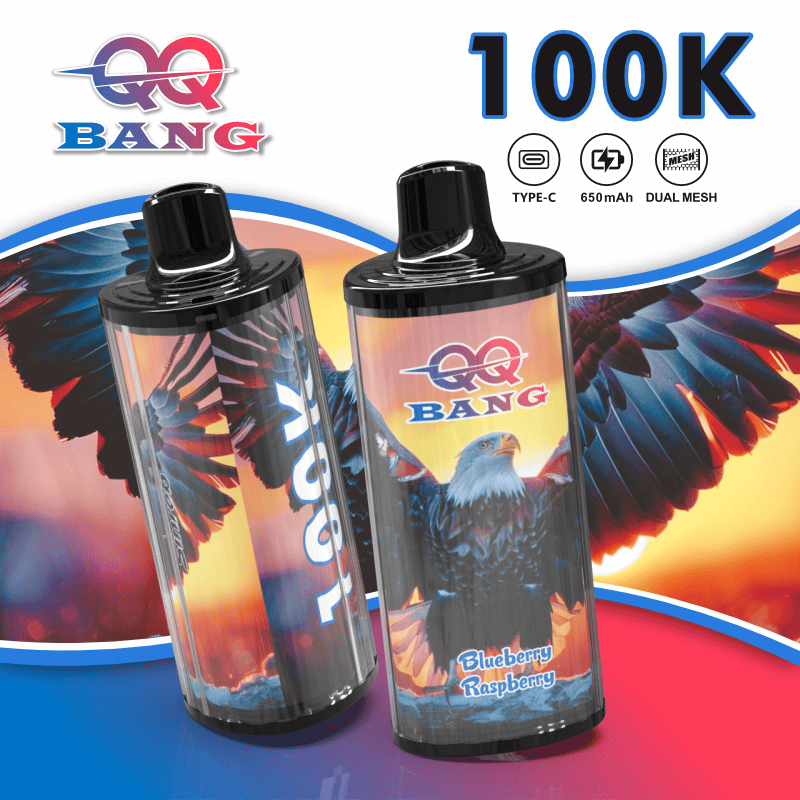 QQ Bang 100000 100K Puffs Dual Mesh Original Rechargeable Disposable Vape 