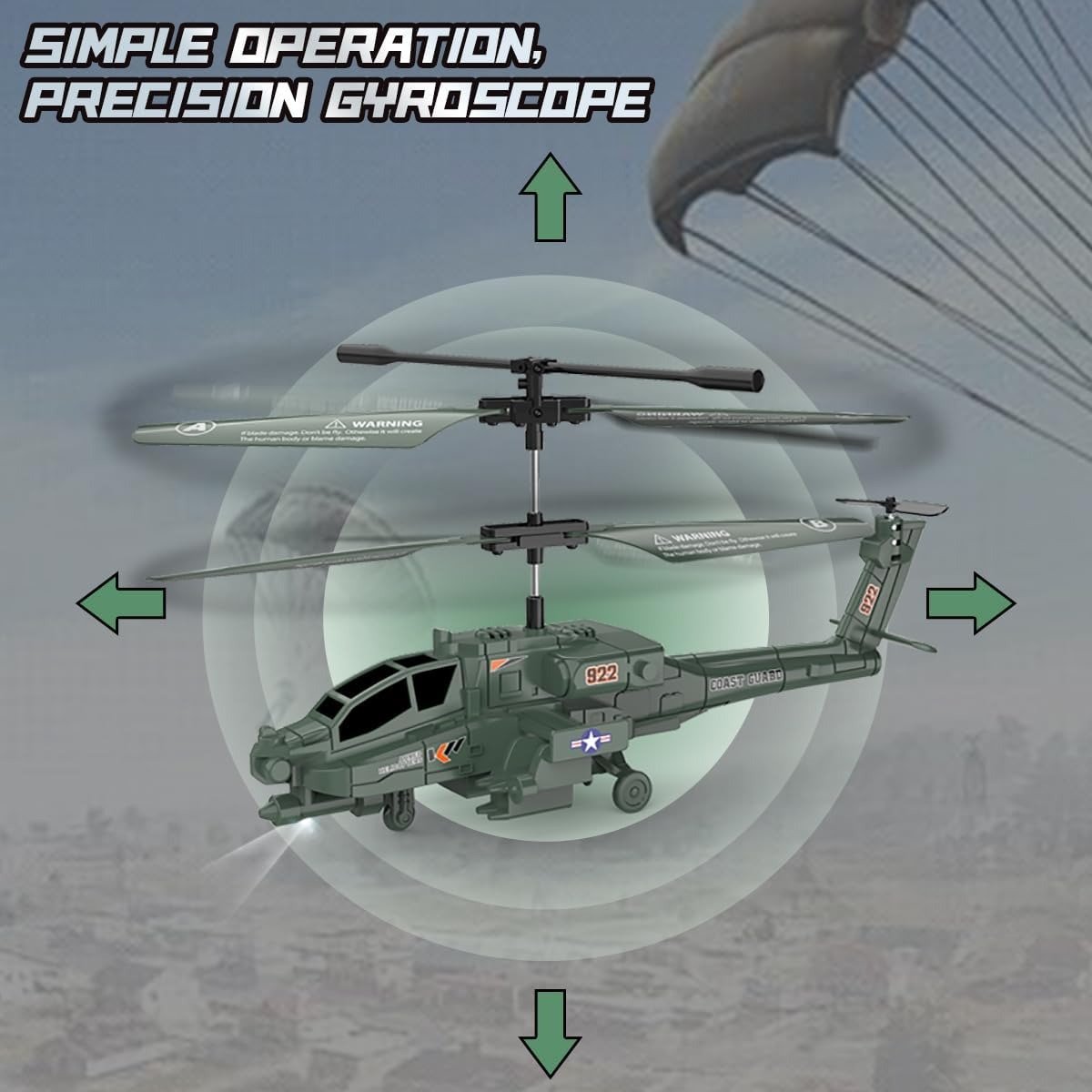 🚁 Remote Control RC Military Helicopter 🔥