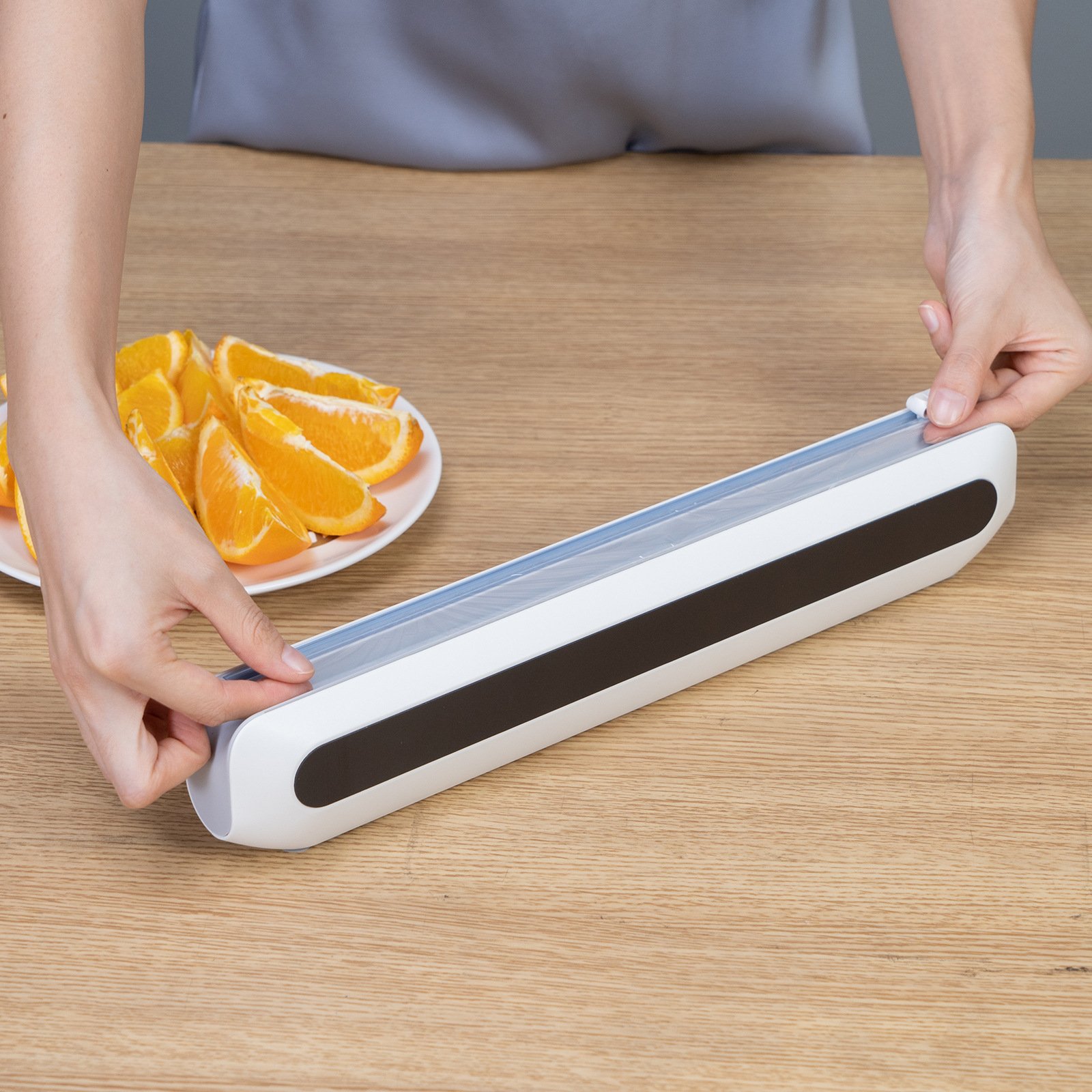 Aluminum Foil & Plastic Wrap Dispenser with Cutter