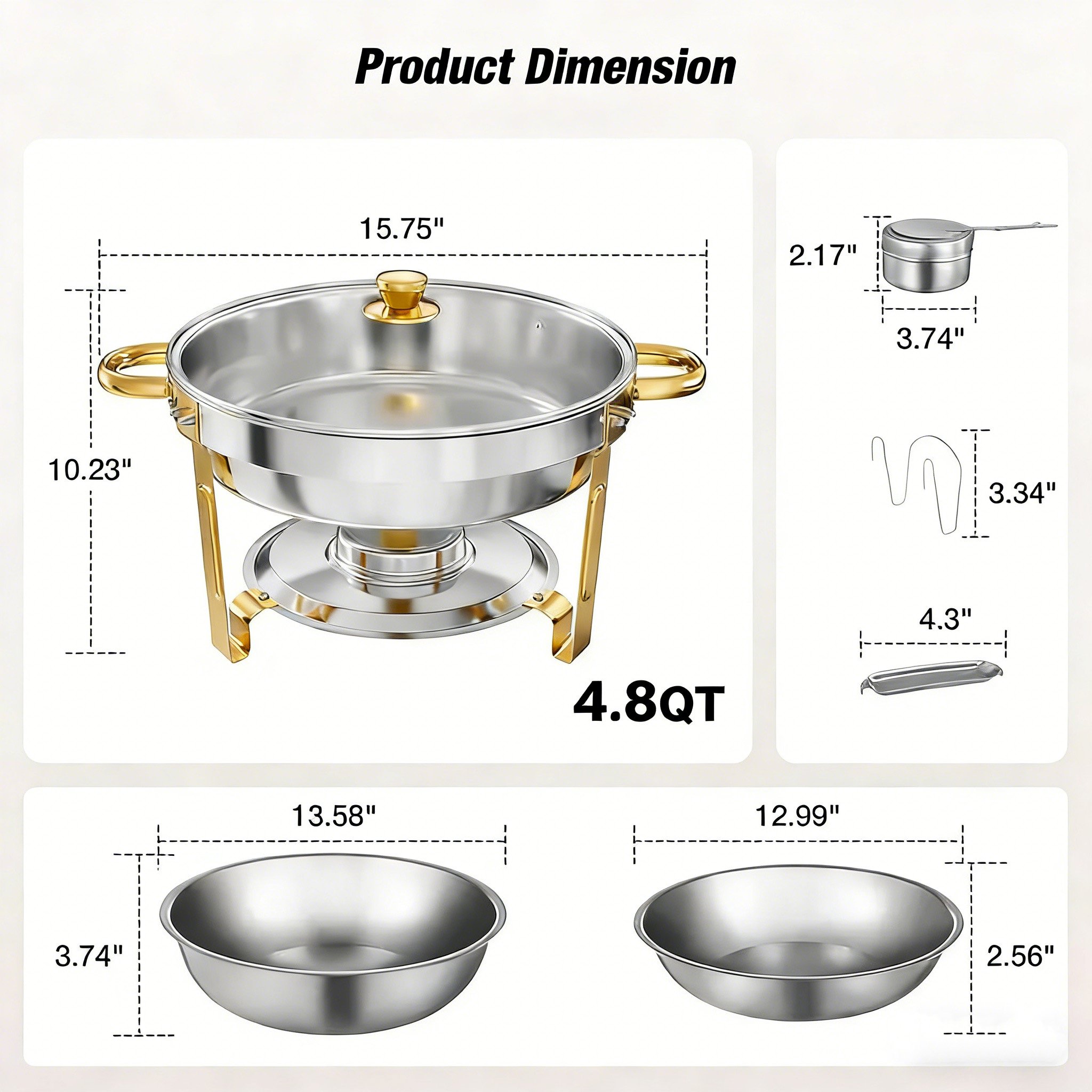 🍽️ Stainless Steel Chafing Dish Buffet🔥