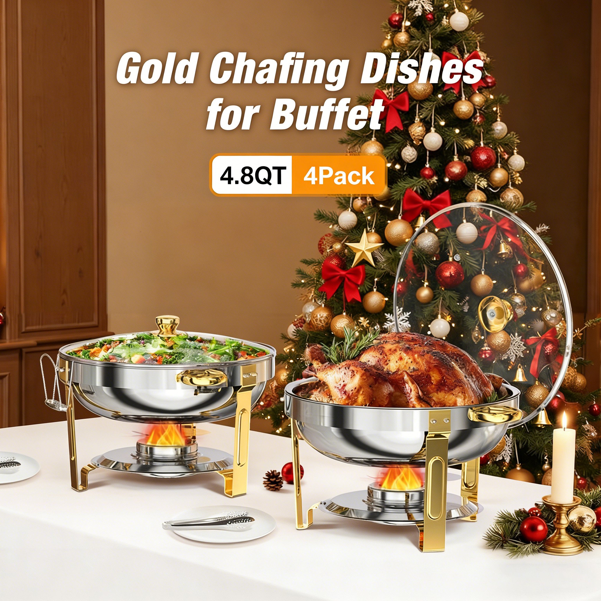 🍽️ Stainless Steel Chafing Dish Buffet🔥🔥