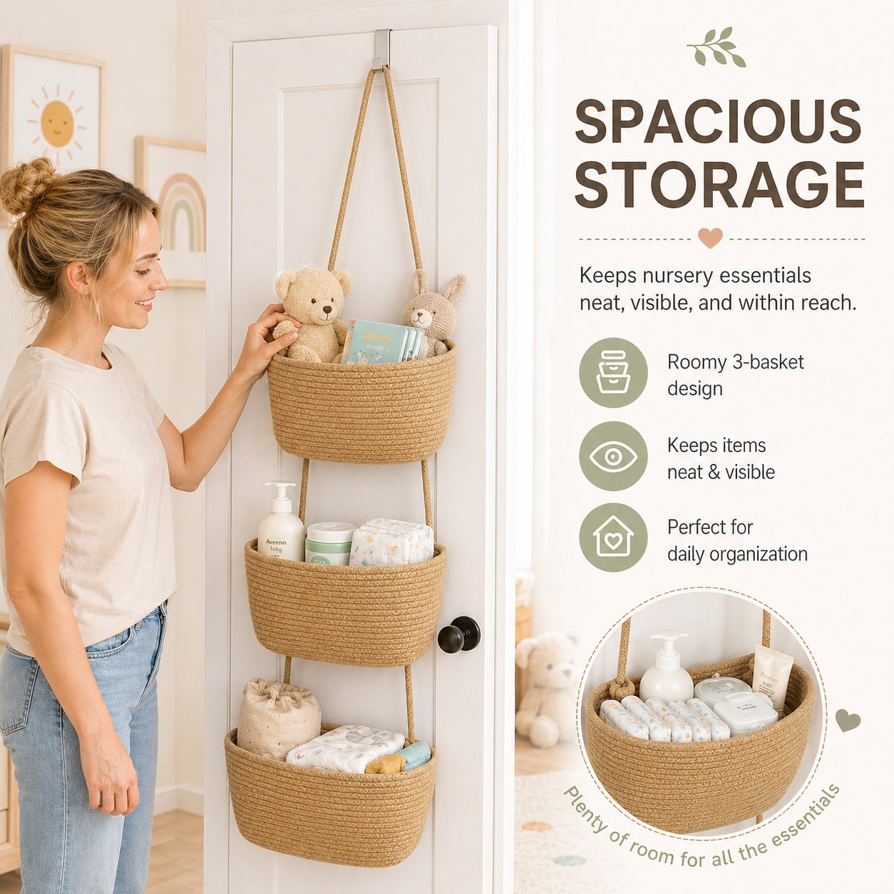 🧺 Hanging Storage Basket
