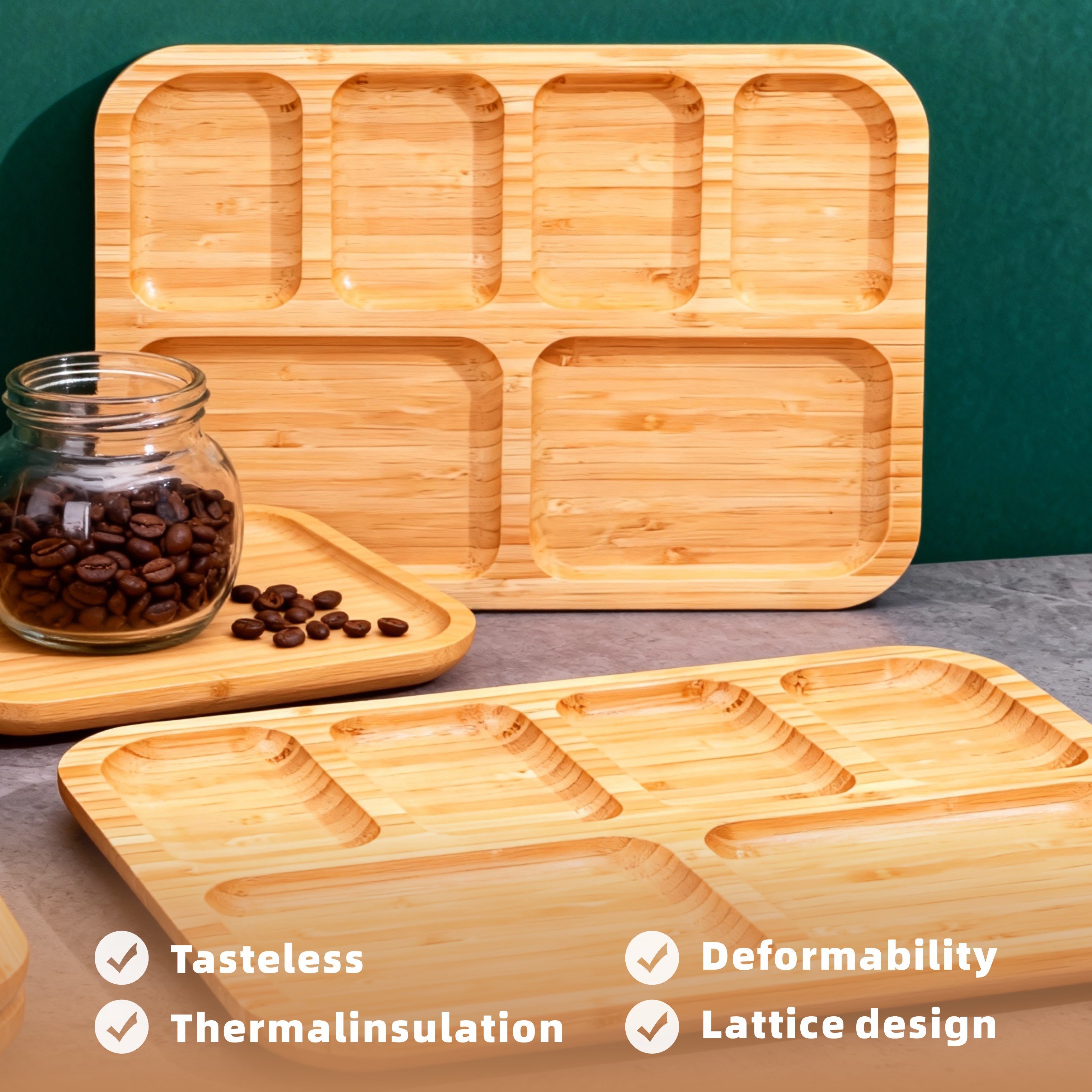 Bamboo Charcuterie Board with Clear Lid