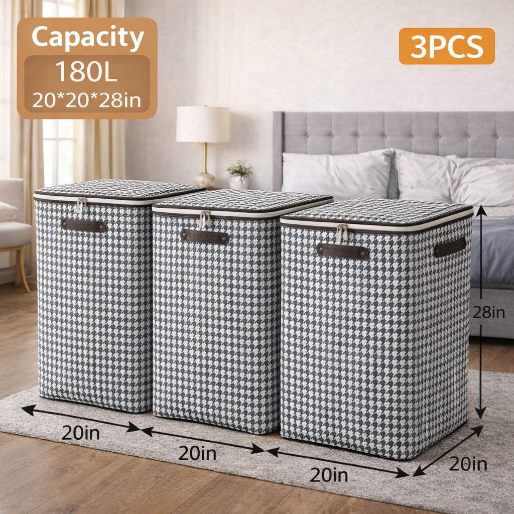 🧳 Oversized Storage Bags 3-Pack 🔥
