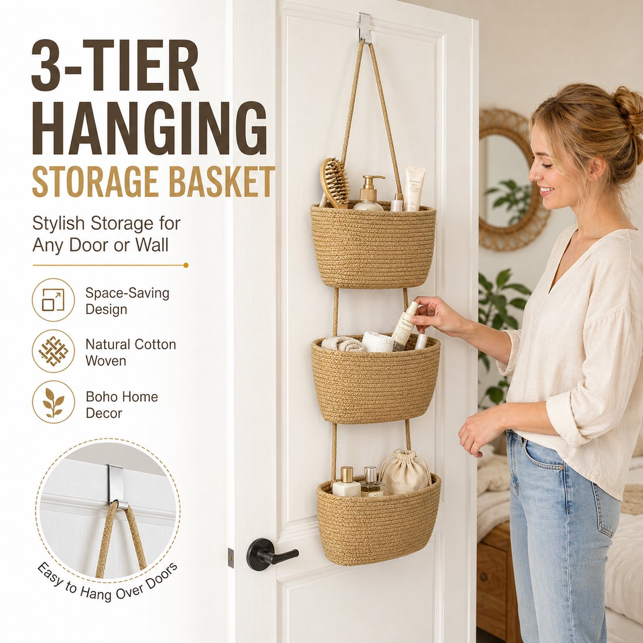 🧺 Hanging Storage Basket