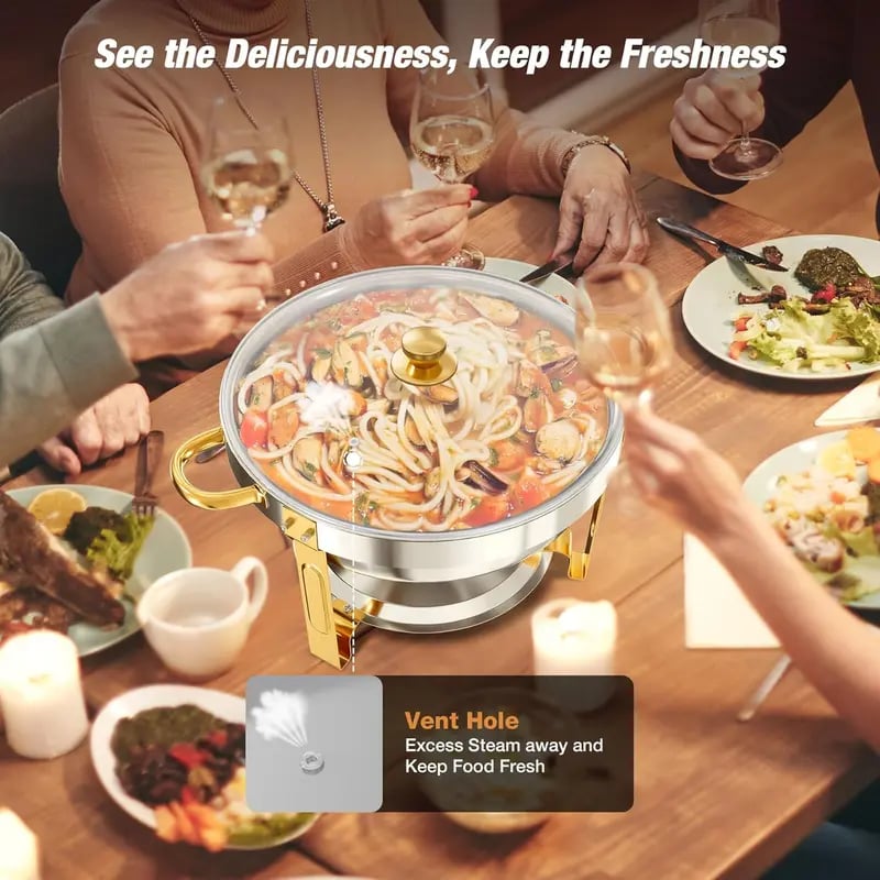 🍽️ Stainless Steel Chafing Dish Buffet🔥🔥