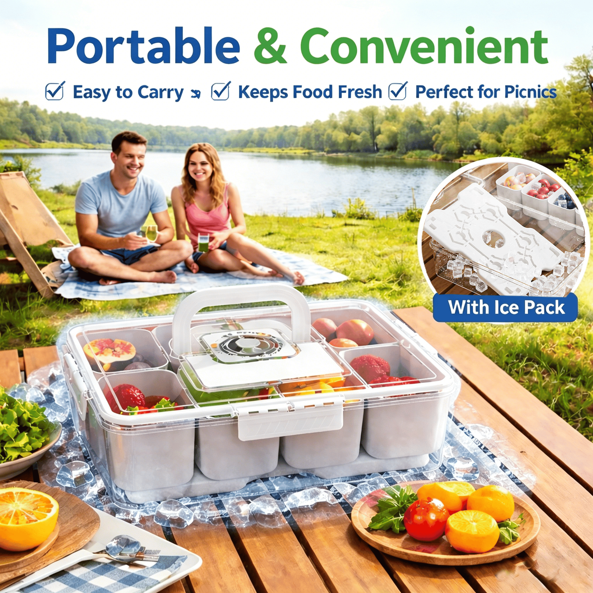 🍉]Fresh Food Storage Tray