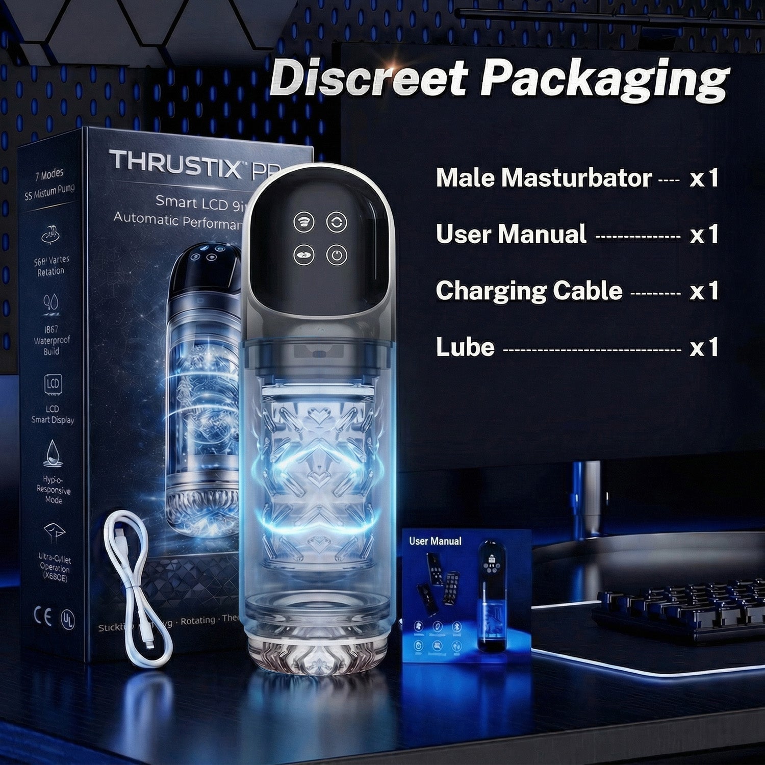 🏆 LAST DAY 70% OFF 💪 2026 Upgraded THRUSTIX™ PRO Smart LCD 9in1 Automatic Performance Trainer