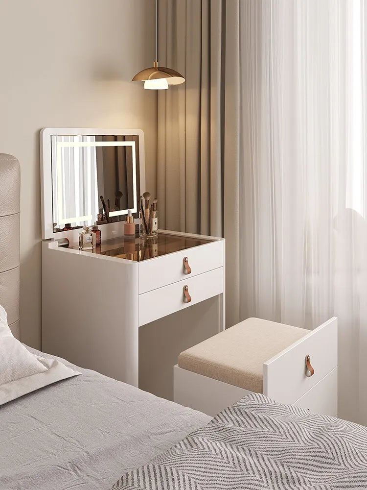 Dressing table with one drawer nightstand