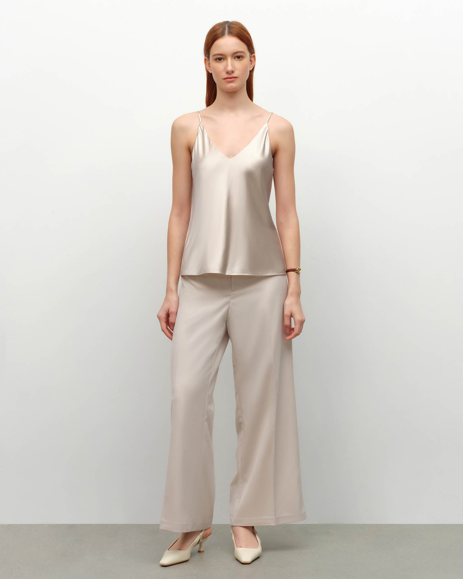 Mulberry Silk V-Neck Camisole Top