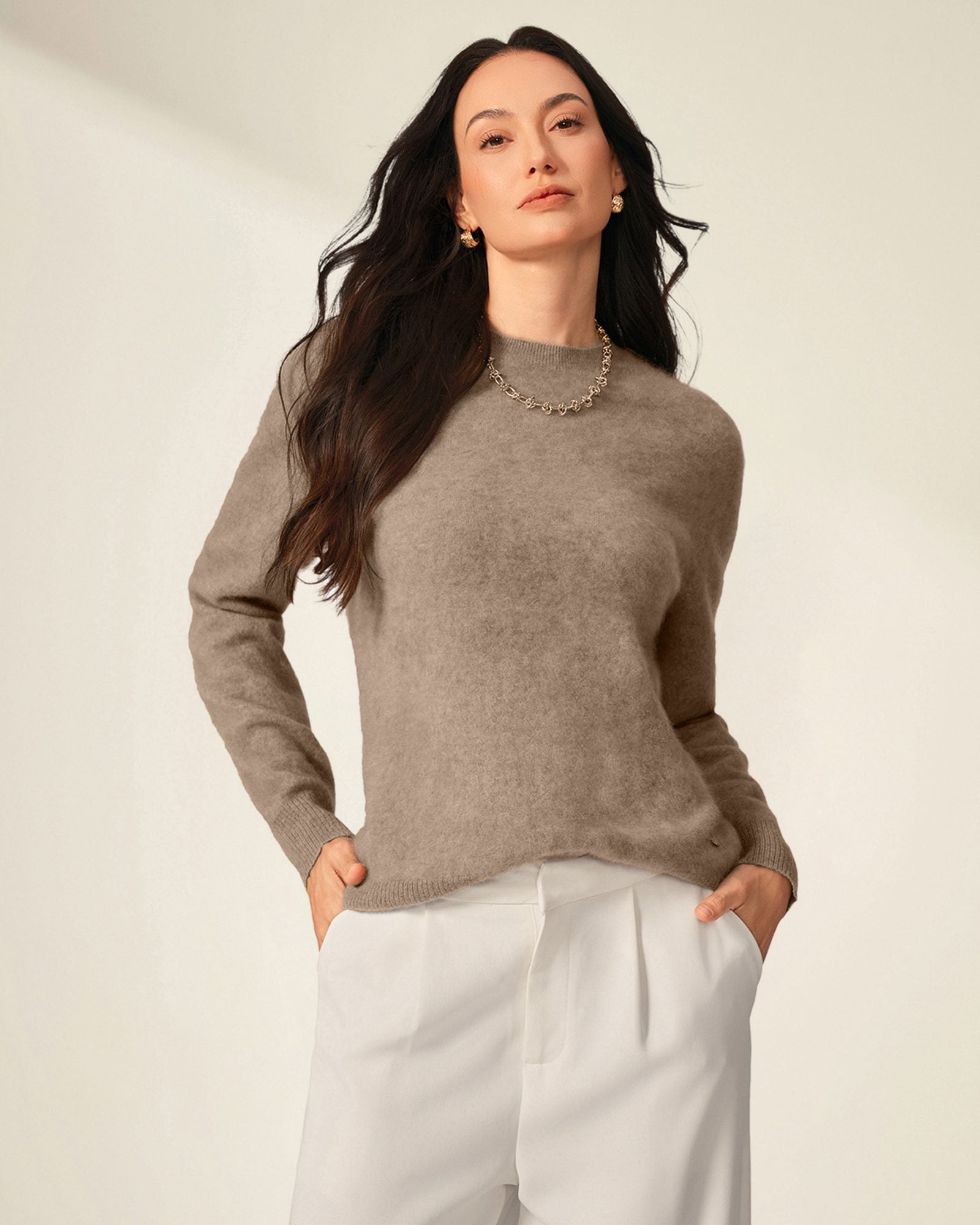 Essential Pure Cashmere Crewneck Sweater
