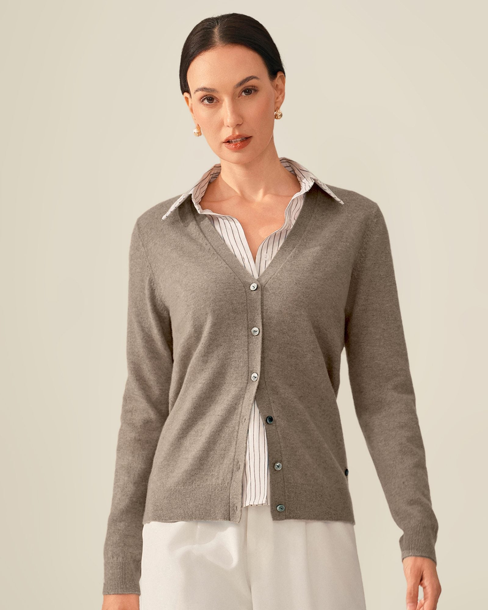 Timeless Pure V-Neck Cashmere Cardigan