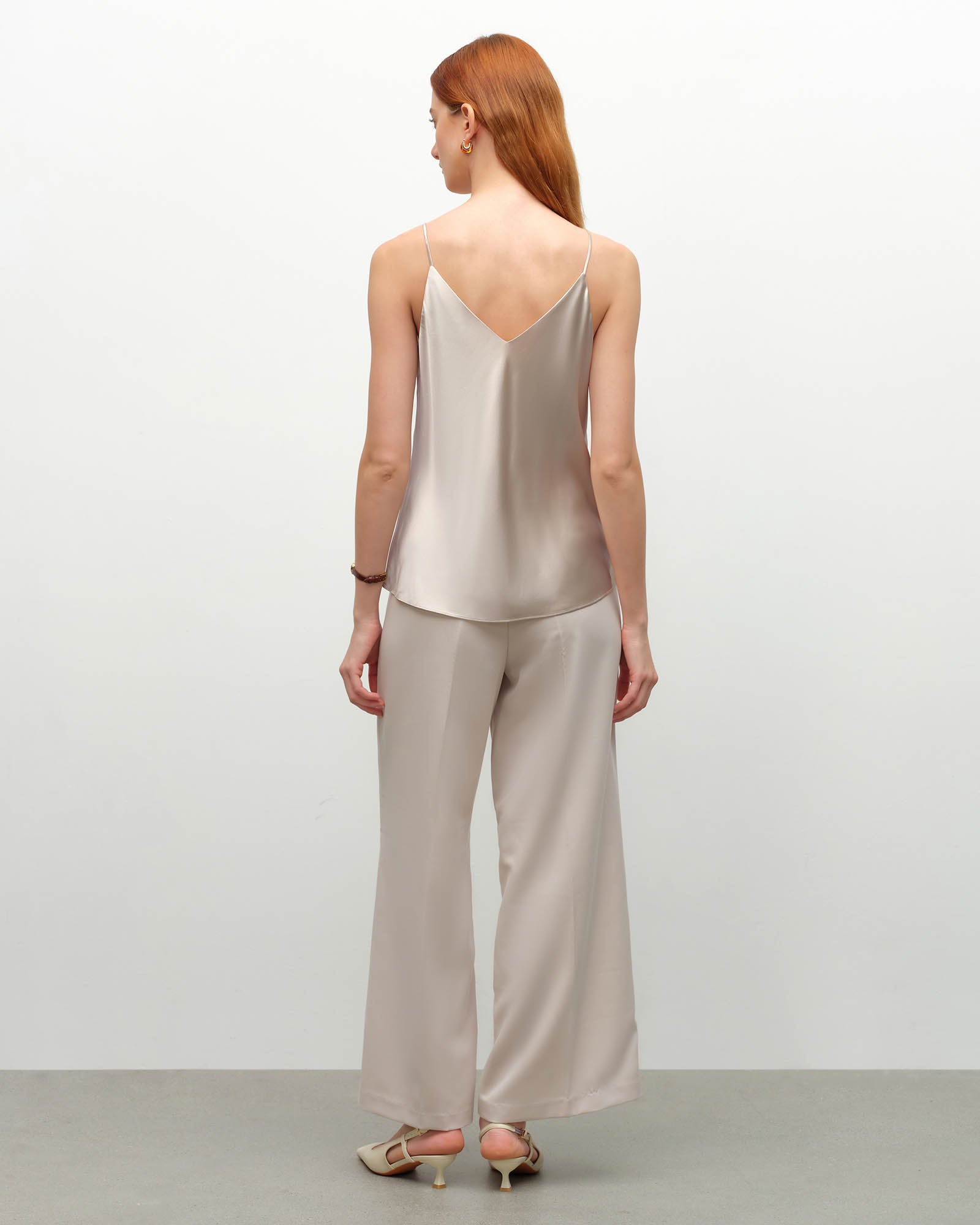 Mulberry Silk V-Neck Camisole Top