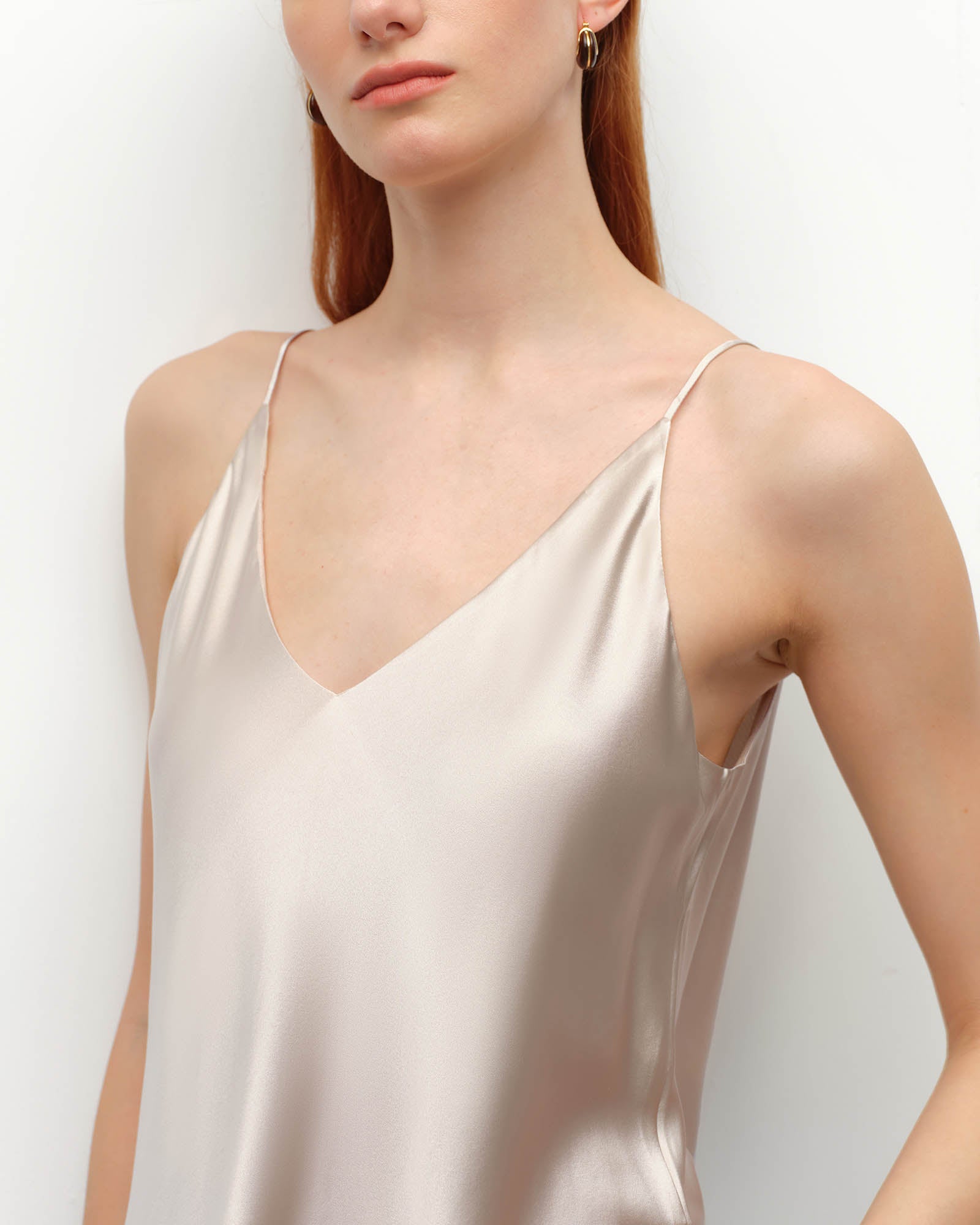 Mulberry Silk V-Neck Camisole Top