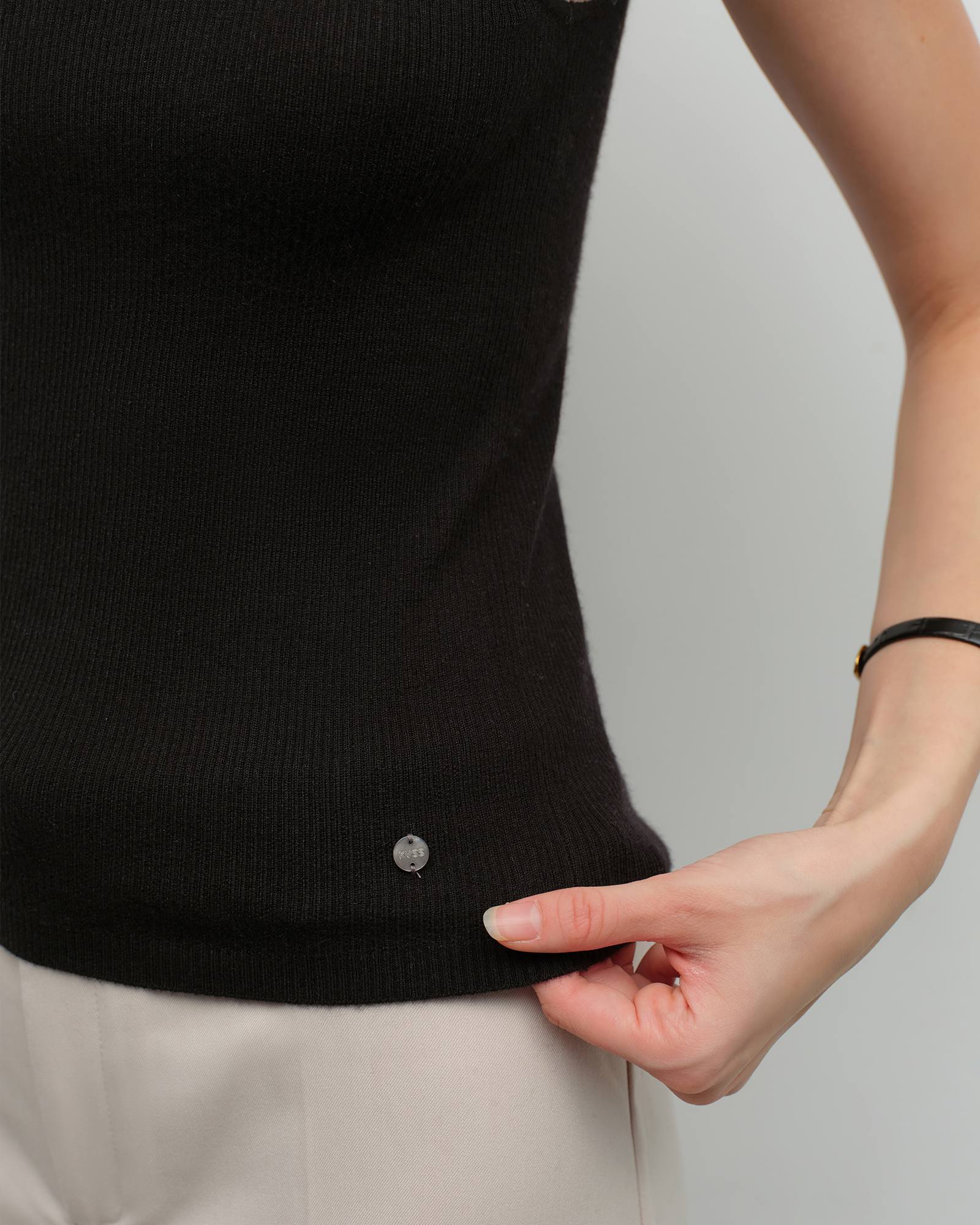 Soft Cashmere Silk Sleeveless Tank