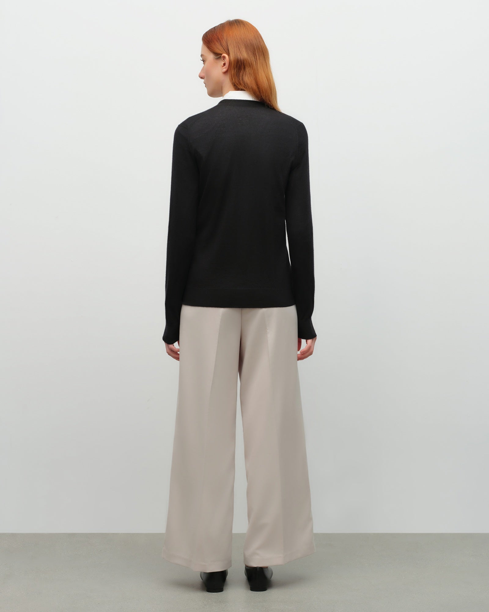 Soft Cashmere Silk V-Neck Cardigan