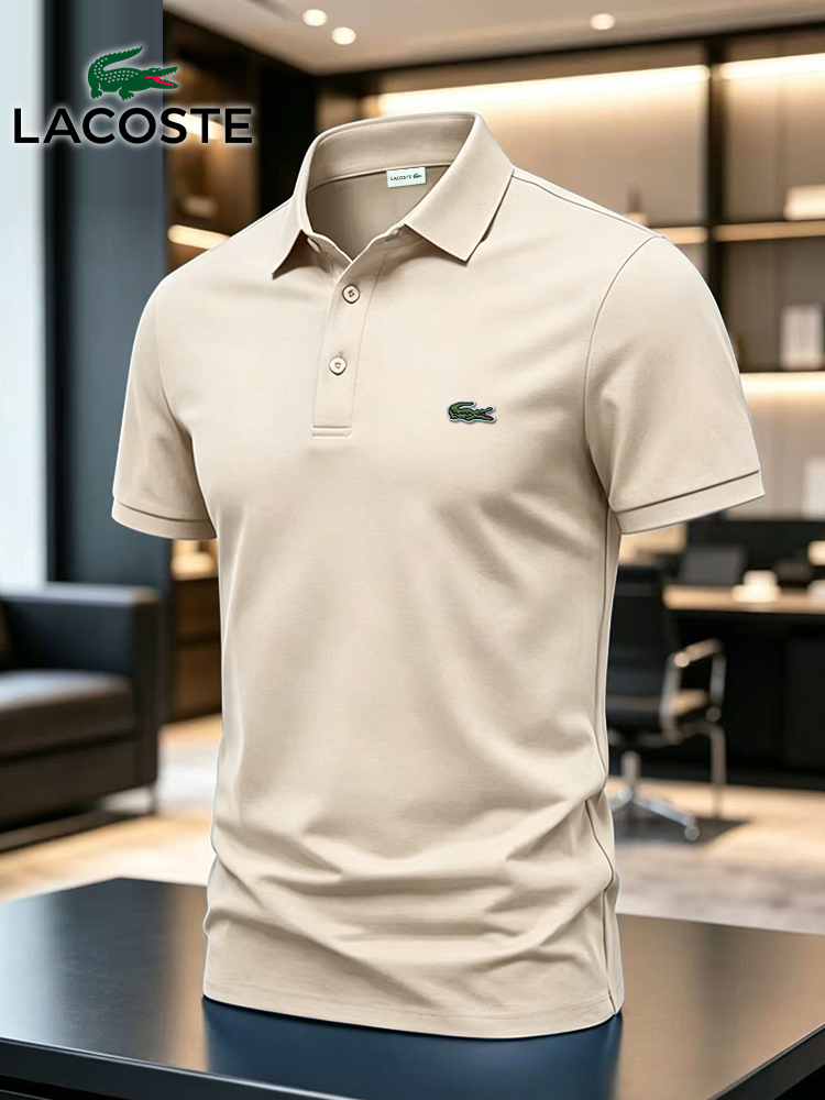 Classic LACOSTE polo shirt! [Unisex] Available in 20 colors! Made from high-quality fabric / soft and comfortable / pill-resistant / retains its shape / colorfast.